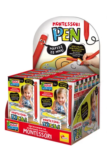 Montessori. D�ugopis z 32 tabliczkami Lisciani