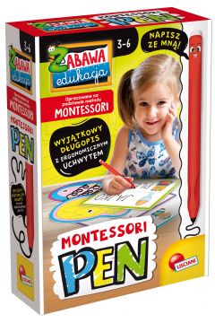 Montessori. Długopis z 32 tabliczkami Lisciani