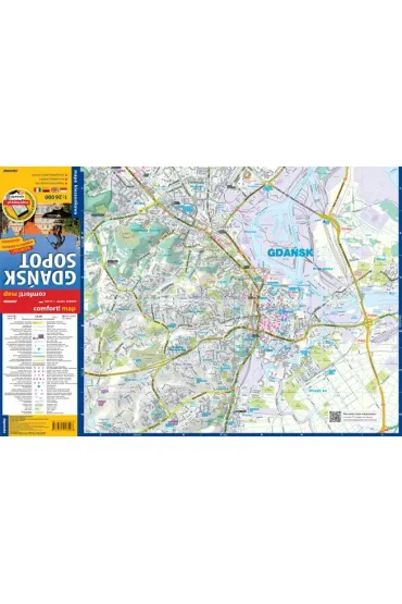 Gda�sk Sopot plan miasta 1:26 000 laminat midi 2023