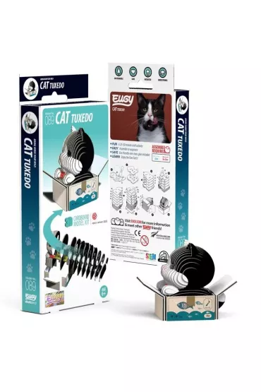 Kotek Tuxedo Eugy. Eko Uk�adanka 3D