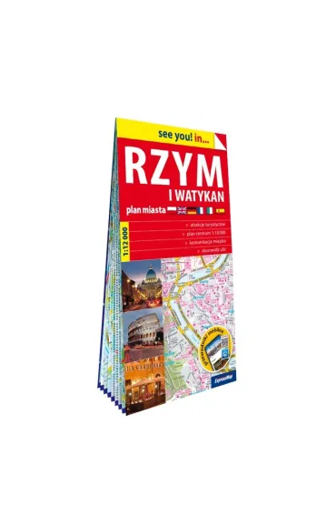 Rzym i Watykan mapa samochodowa 1:12 000 papier 2024