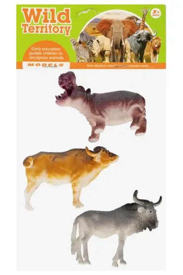 Zwierz�ta Dzikie figurki 3 szt. MEGA CREATIVE 572084