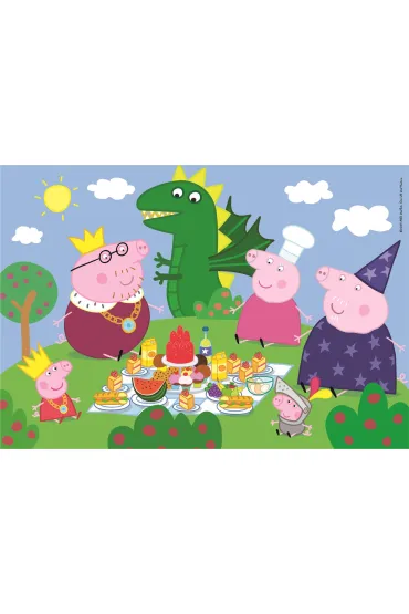 Puzzle 60 el. SuperColor. Peppa Pig Clementoni