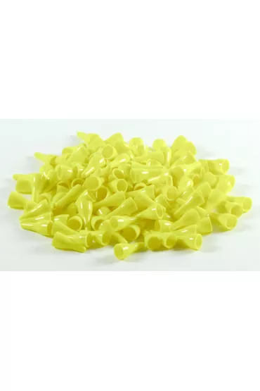 Pionki do gry plastik zwyk�e - ��te - 100 szt.