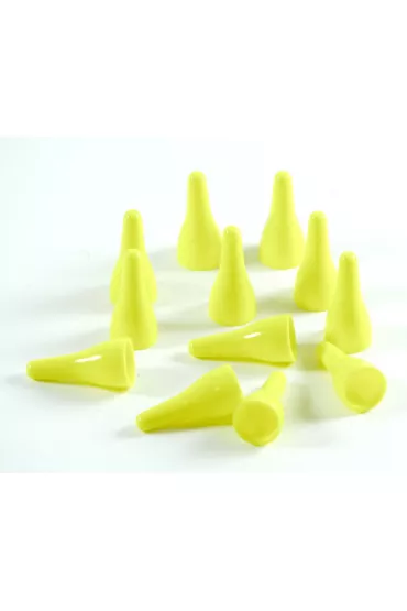 Pionki do gry plastik zwyk�e - ��te - 100 szt.