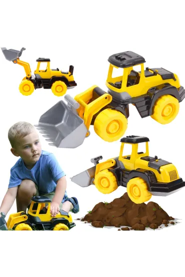 Traktor czarno-��ty Technok