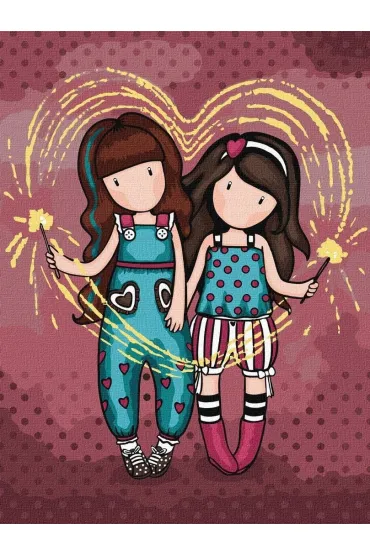 Malowanie po numerach - Fireworks Kids 30x40cm Ideyka