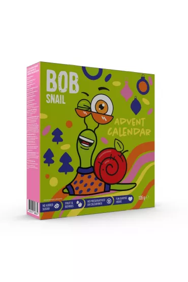 Bob Snail Kalendarz Adwentowy z owocowymi przekskami i zabawkami 2024 (9.08.2025) 135 g