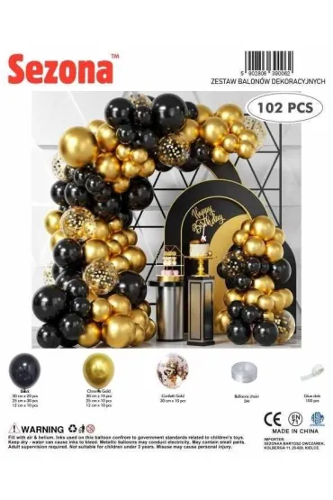 Balony 102 szt