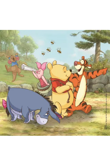 Puzzle 3x48 el. SuperColor. Winnie The Pooh Clementoni