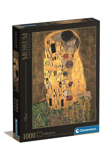 Puzzle 1000 el. Museum Collection. Klimt, The Kiss Clementoni