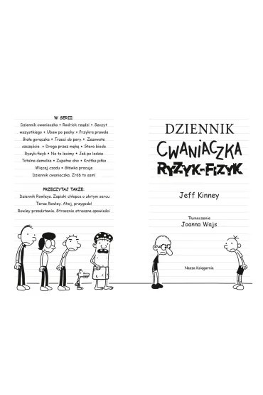 Ryzyk-fizyk. Dziennik Cwaniaczka. Tom 11 - Jeff Kinney