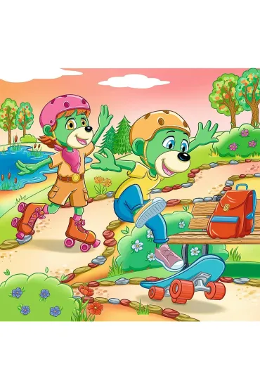 Puzzle 3w1 (20+36+50 el.) Poznaj Trefliki
