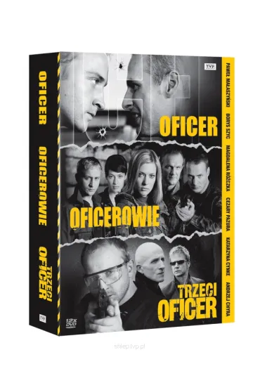 Oficer + Oficerowie + Trzeci oficer Box DVD - Bart�omiej Topa, Borys Szyc, Cezary Pazura, Katarzyna Cynke, Maciej Dejczer, Pawe� Ma�aszy�ski