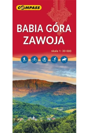 Zawoja. Babia G�ra mapa skala 1 : 30 000
