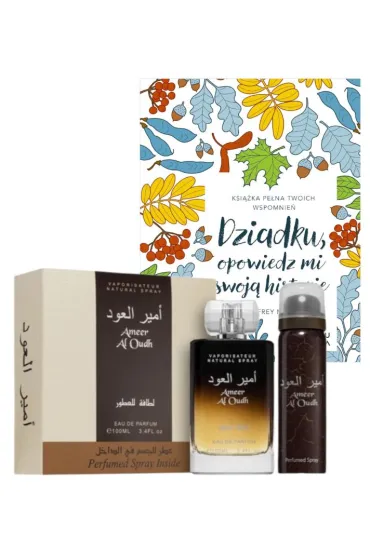 Pakiet Czas dla Dziadka: Dziadku, opowiedz mi swoj� histori�, Woda perfumowana Ameer Al Oudh