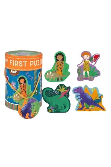 Puzzle dla pocz�tkuj�cych dinozaury 4w1 Floss & Rock