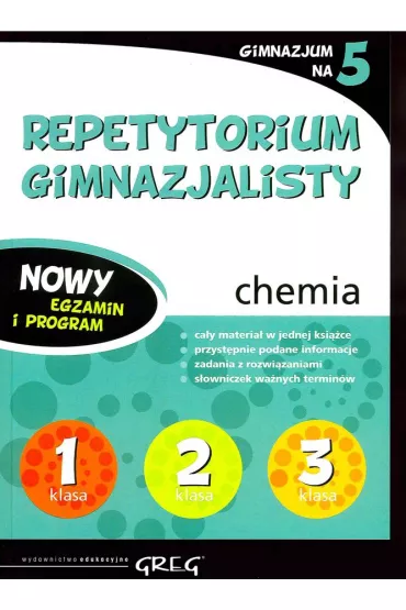 Repetytorium gimnazjalisty. Chemia. 2019 - Joanna Pabian