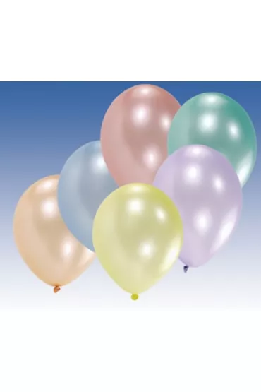 Amscan Balony lateksowe perowe 25,4cm/10