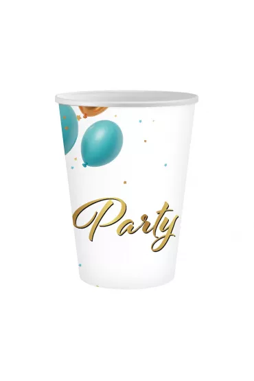 Godan Kubeczki papierowe Party 250ml 6 szt.