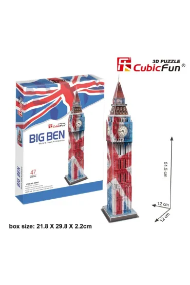 Puzzle 3D Zegar Big Ben Cubic Fun