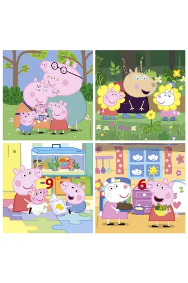 Puzzle 4w1 �winka Peppa 113785 Educa