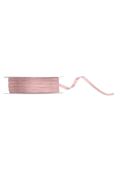 PartyDeco Tasiemka satynowa jasny brudny r� 3mm/50m