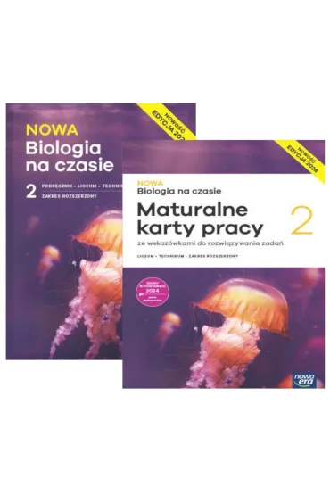 Pakiet NOWA Biologia na czasie 2. Podr�cznik i Maturalne karty pracy. Liceum i technikum. Zakres rozszerzony. Edycja 2024