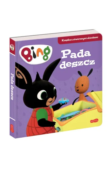 Bing. Pada deszcz. Ksi��ka z otwieranymi okienkami