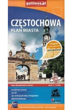 Plan miasta wodoodporny - Czstochowa 1:16 000