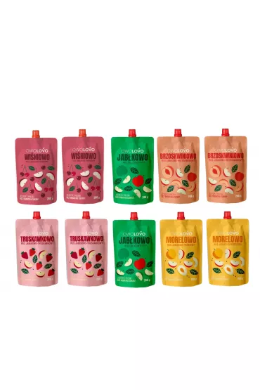 Owolovo Zestaw mix 10szt 10 x 200 g