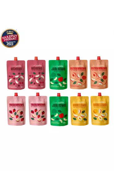Owolovo Zestaw mix 10szt 10 x 200 g