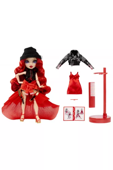 Rainbow High Fantastic Fashion Lalka Ruby Anderson - Red 587323 Mga Entertainment