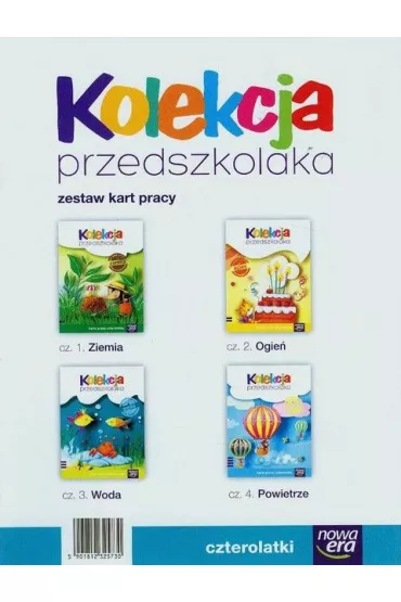 Kolekcja przedszkolaka. 4-latki. Karty pracy. Pakiet - Anna Sosnowska, Anna Paw�owska-Niedba�a, Aleksandra Skirgie��o