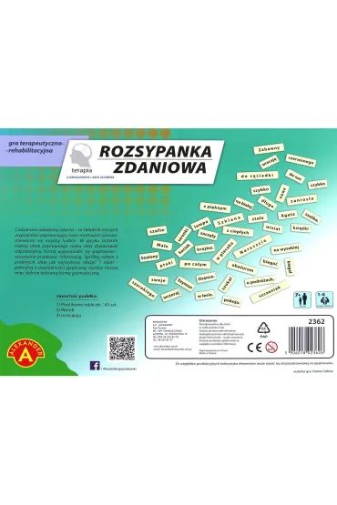 Terapia. Rozsypanka zdaniowa Alexander - Hanna  Sobisz