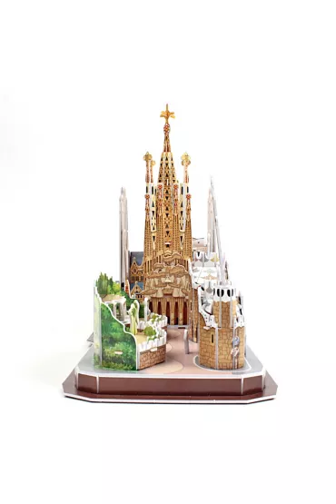 Puzzle 3D 186 el. City Line Barcelona Cubic Fun