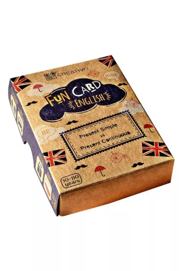 Fun Card. English Present Simple vs Present Continuous - Pawe� Dwornik