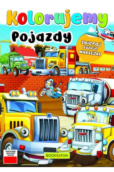 Pojazdy. Kolorujemy