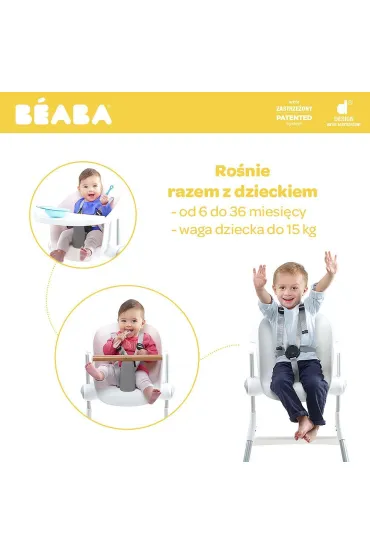 Beaba Krzese�ko do karmienia Up&Down grey/white