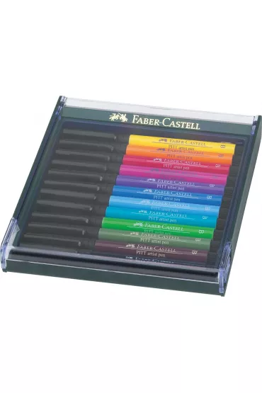 Faber-Castell Pisaki Pitt Artist Pen Brush 12 szt.