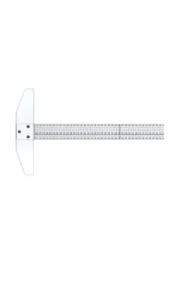 Leniar Linijka plastikowa z ogranicznikiem 70 cm