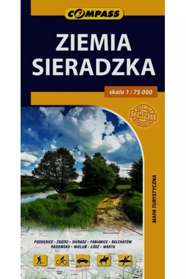 Mapa turystyczna Ziemia Sieradzka 1:75 000