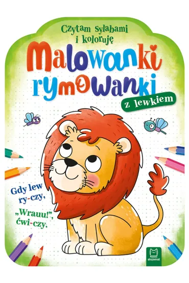 Malowanki rymowanki z lewkiem. Czytam sylabami i koloruj� - Agnieszka Bator