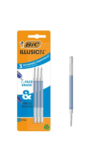 BIC, wk�ad do d�ugopis�w wymazywalnych 3 szt.
