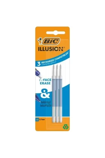 BIC, wk�ad do d�ugopis�w wymazywalnych 3 szt.