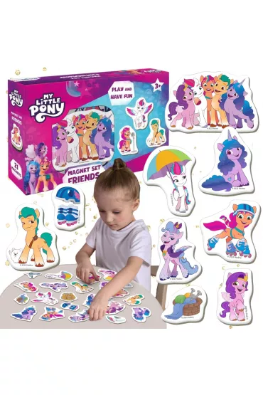 Maksik Magnesy My Little Pony i przyjaciele 21 szt.