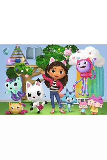 Puzzle 100 el. Koci Domek Gabi Trefl
