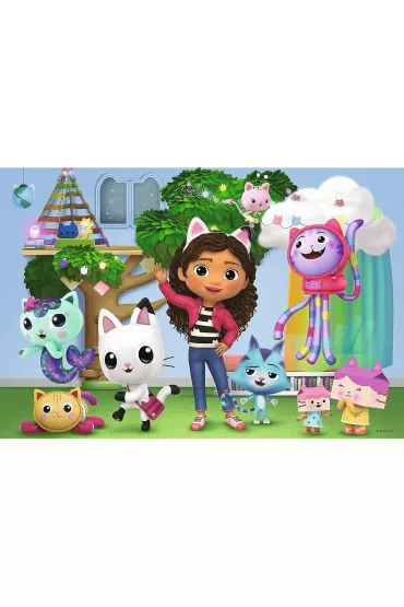 Puzzle 100 el. Koci Domek Gabi Trefl