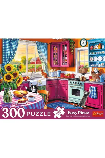Puzzle 300 el. EasyPiece - Poranek w kuchni Trefl