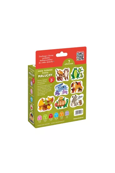 CzuCzu Moje pierwsze puzzle Maluchy 2+ Bright Junior Media